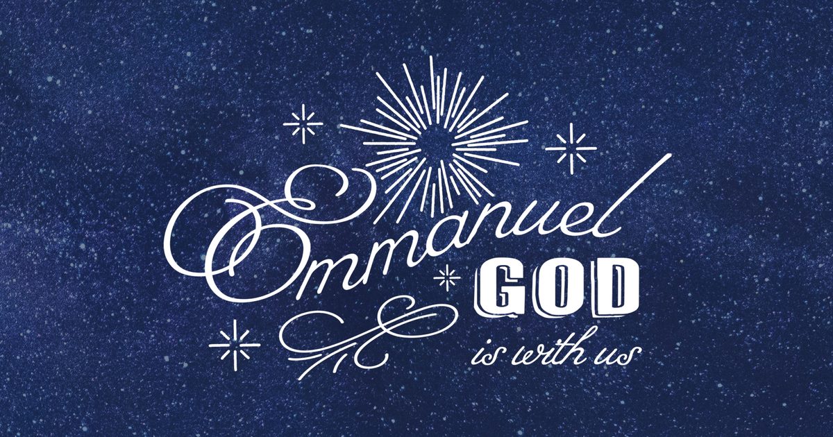 Christmas Emmanuel, God is with us, changes everything Evangelical