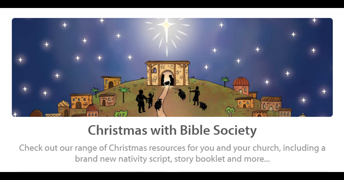 Christmas with Bible Society Great Commission Evangelical Alliance